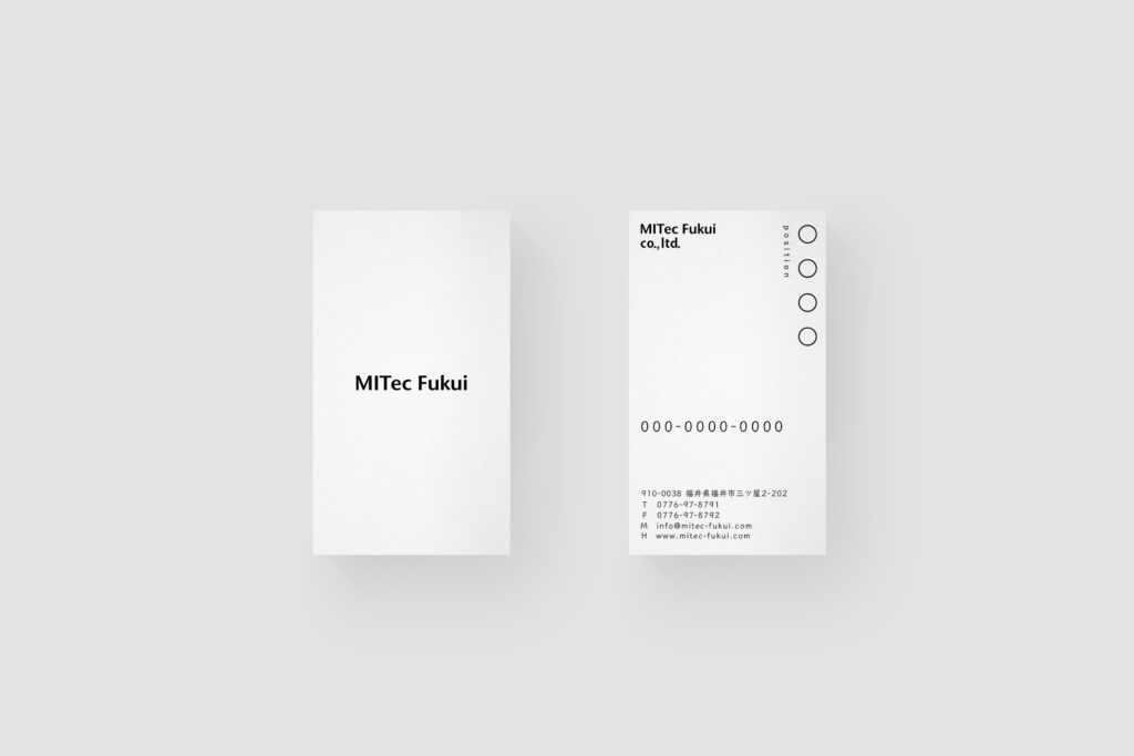 株式会社MITecFukui（名刺）